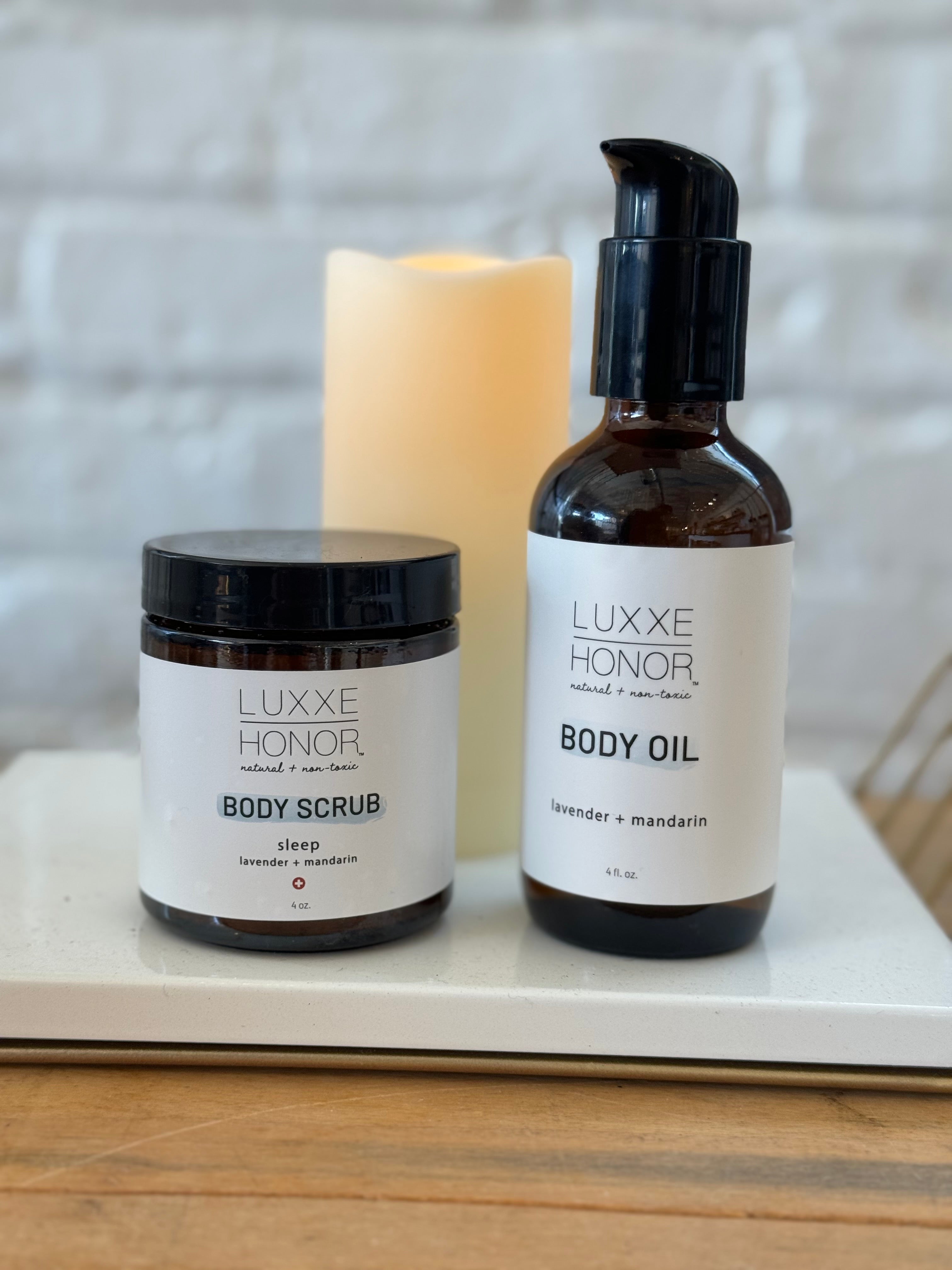 Sleep Bundle: Essential Oil Body Oil + Scrub