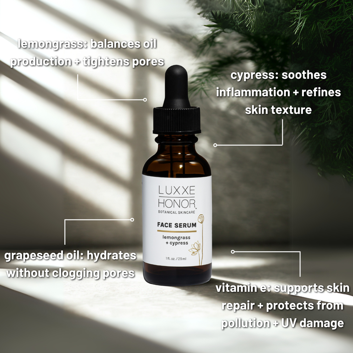 Face Serum (Combination Skin): Hydrating Natural Moisturizer with Essential Oils