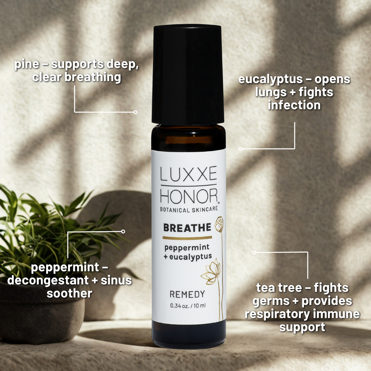 Breathe Essential Oil Roll-On: Soothing Natural Remedy with Essential Oils